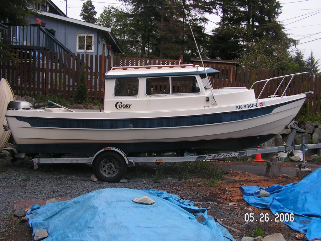 \"Miss Amelia\" in my yard in Sitka, AK after catching a few Kings