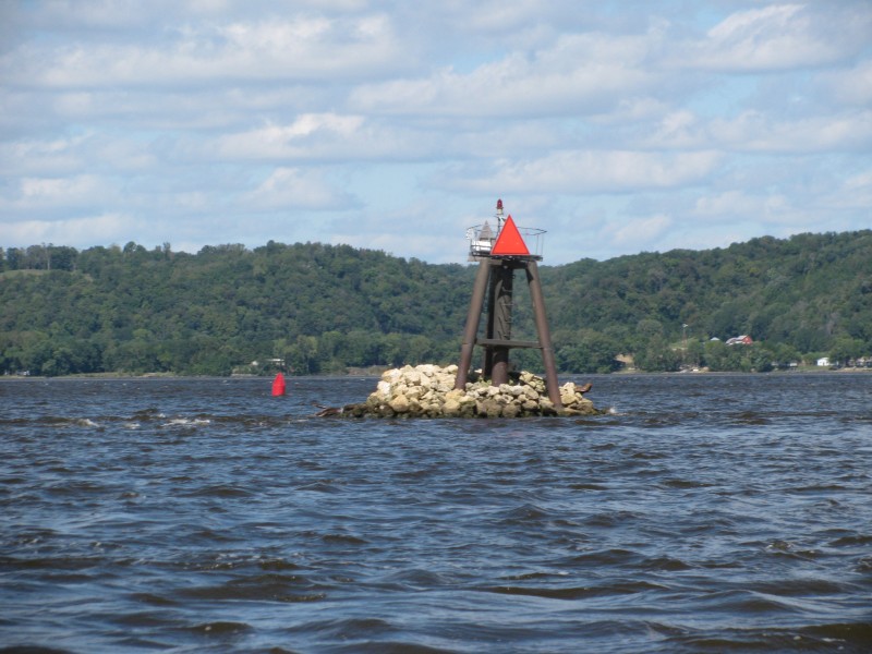 Mississippi river day marker