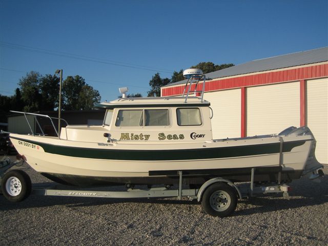 misty seas, on trailer