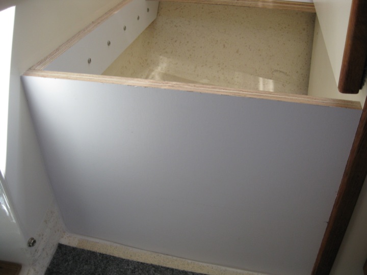 Modifications--New helm foot rest locker