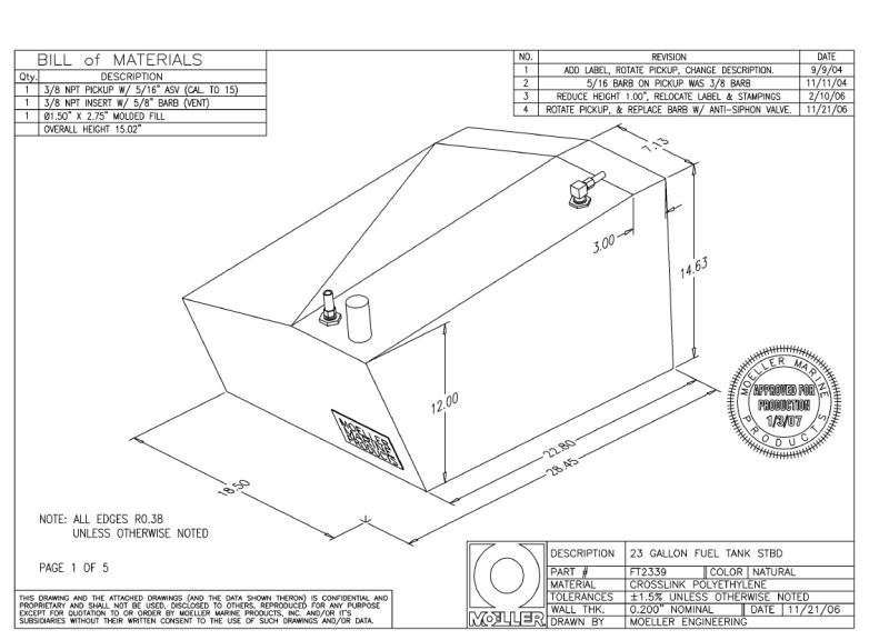 Moeller Marine FT2339 (stbd tank)