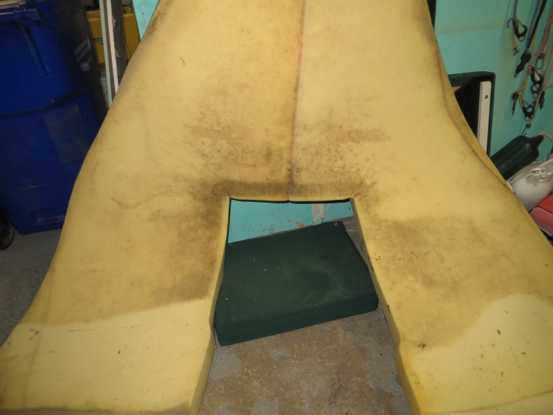 Moldy berth foam.