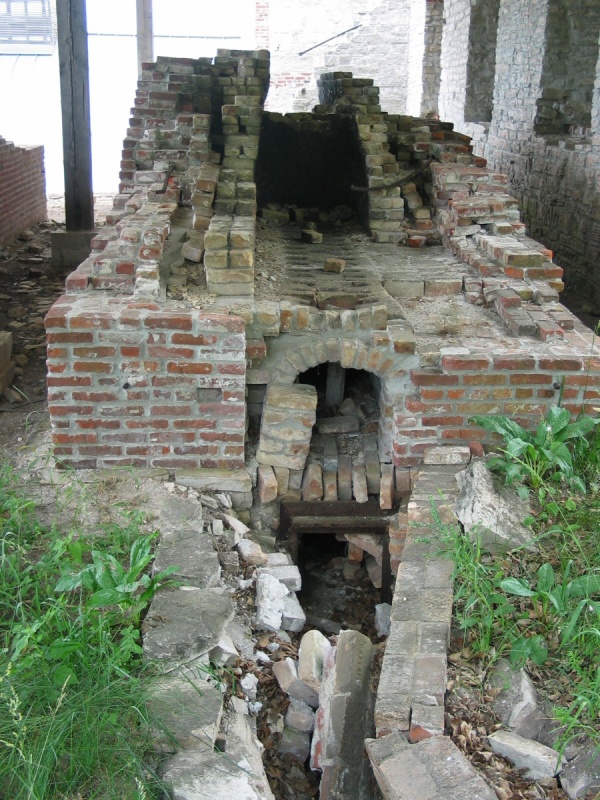 Molten iron channel, part of Fayette ghost town.
