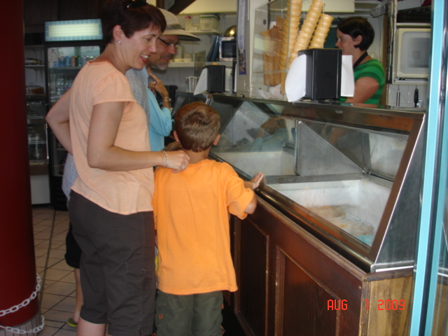 Mom buys ice cream
