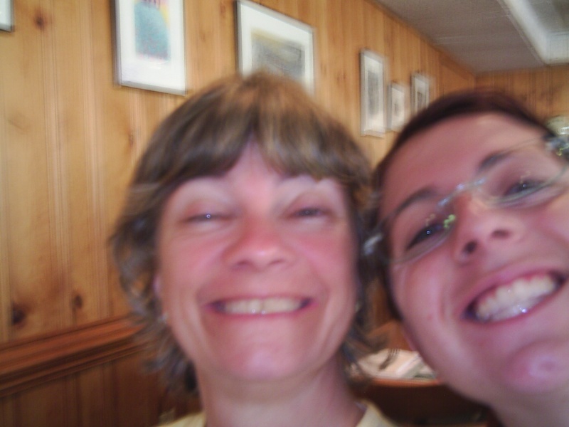 Mom & youngest daughter
 the english major Kim