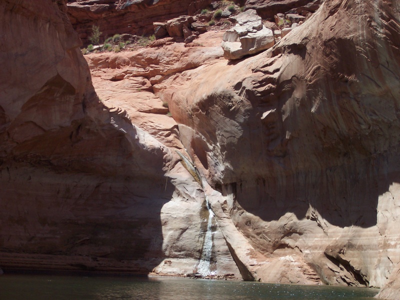 Mon 4/22 Small waterfall at the end of the left fork in Bowns Canyon