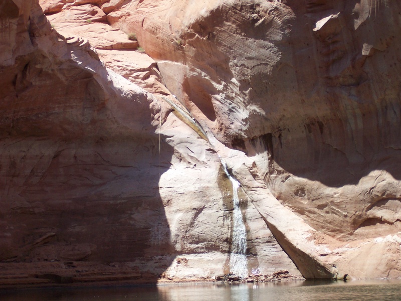 Mon 4/22 Small waterfall at the end of the left fork in Bowns Canyon