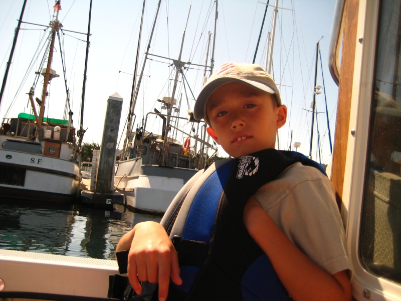Monterey Harbor heading out for fishing