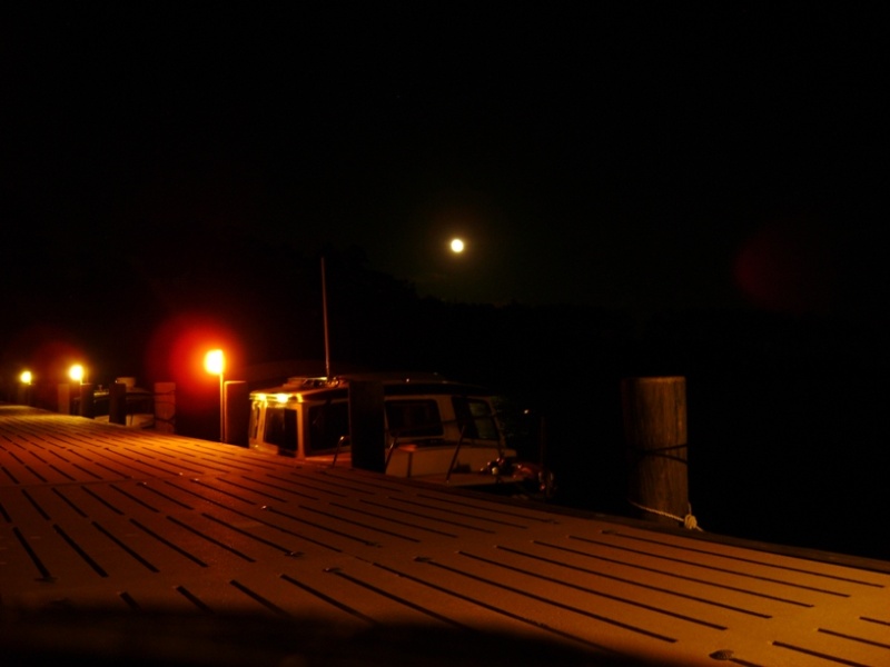 Moon over USMC Dory