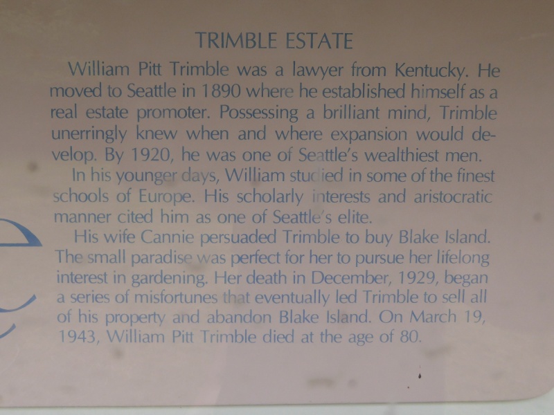 More Blake Island history