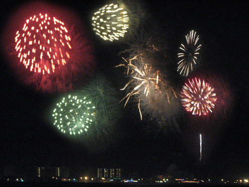 More fireworks