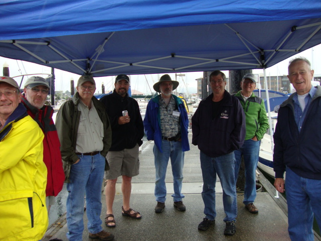 More guys move into the man cave as the rain increases