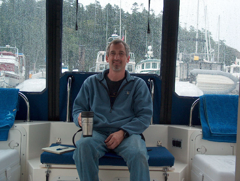 More rain.  The coffee is hot though.