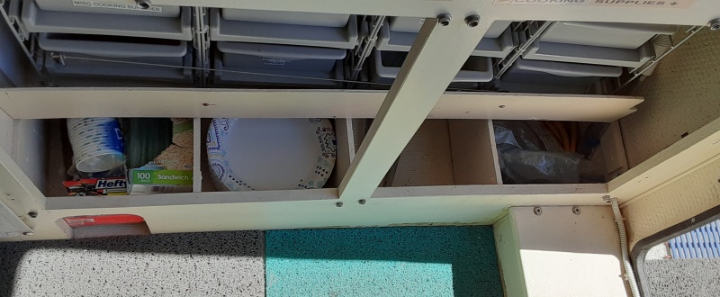 More storage under Galley