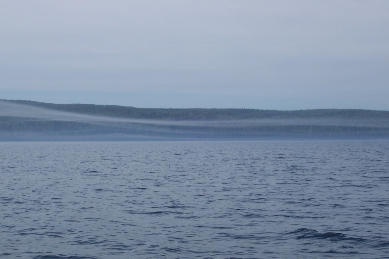 Morning Fog one mile off Isle Royale