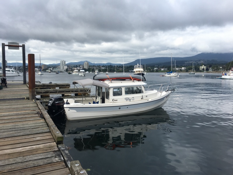 Motored over to the dock on Monday morning. Decided I liked it better on the buoy. And didn't stay here long.