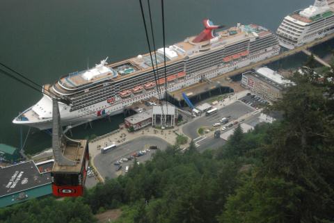 Mount Roberts Sky-tram.  Juneau