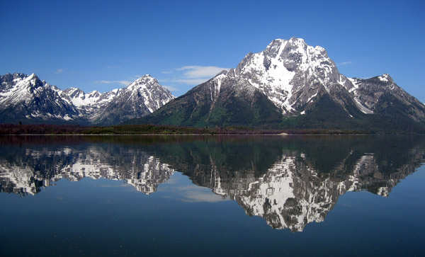 mountain reflection