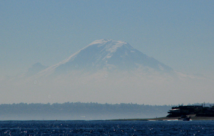 Mountain views on the way north