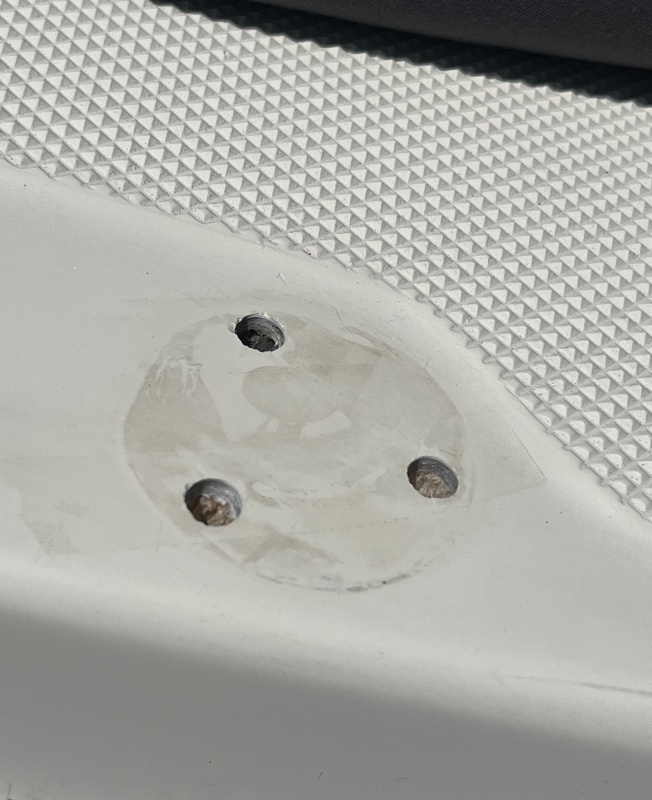 Mounting bolt started leaking.