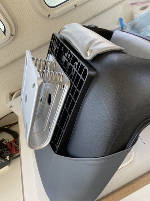 Mounting to the new seat
