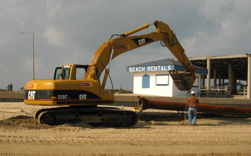 Moving the pipe
