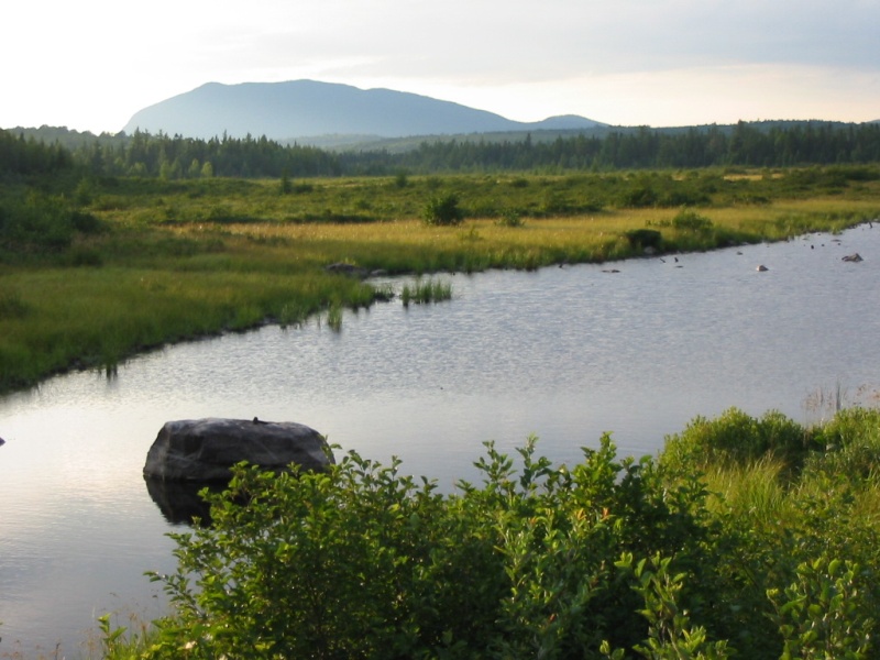 Mt Katahdin, Baxter State Park in the distance.