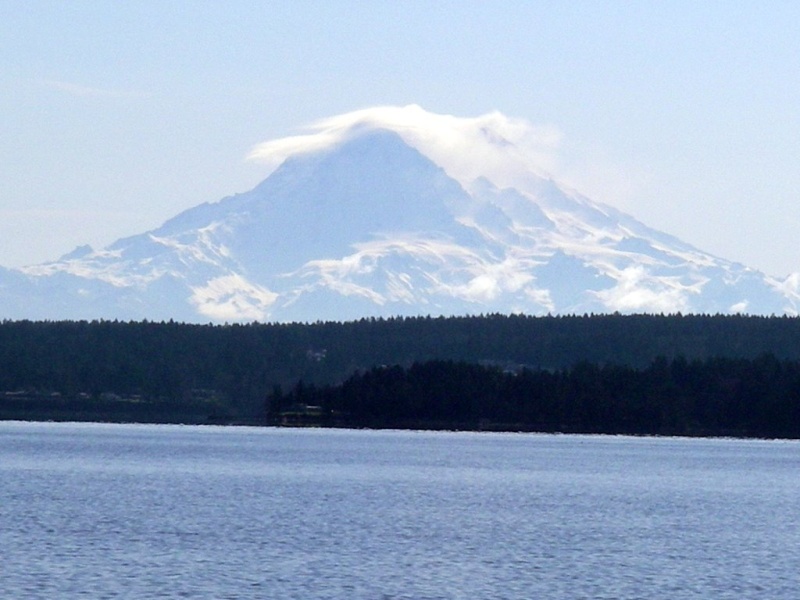 Mt Rainier, March 6th, 32 degrees!