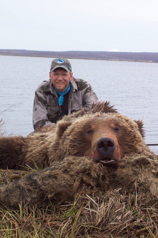 My brothers bear. 9' 4" Squared.