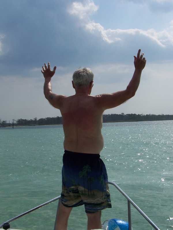 My dad, King of the world