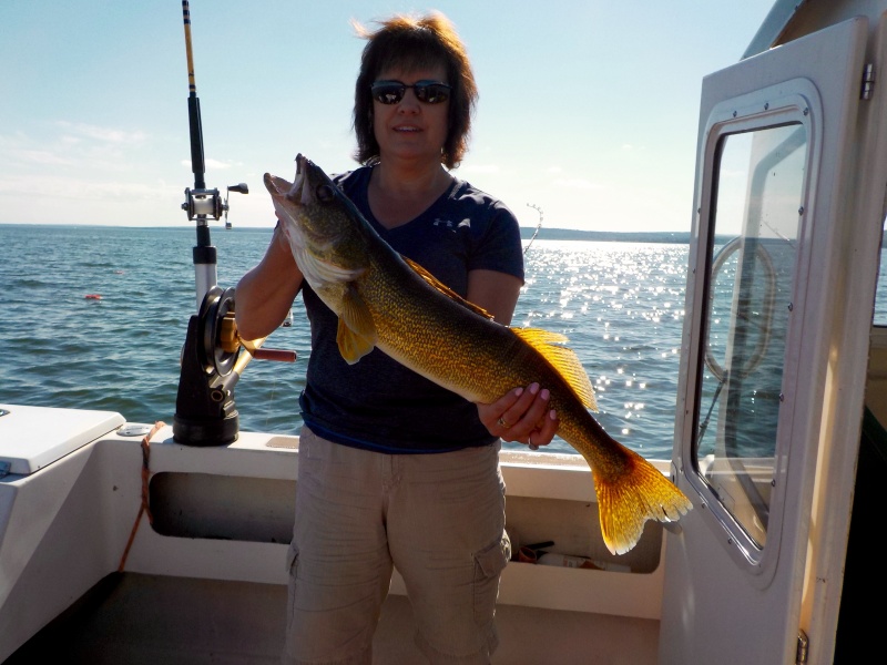 My Girl with her Walleye.
