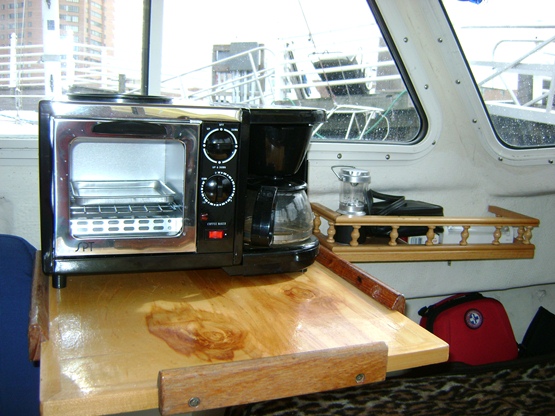 My inport galley setup.