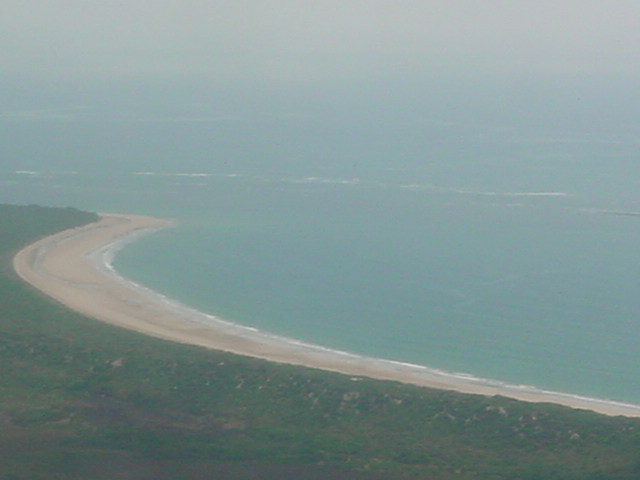 My pilot has landed and taken off from this beach.  Says the key is to have a groundsman mark out the hard sand.