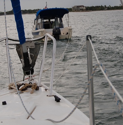(My) Sailboat Under Tow by  (My) Papillon
