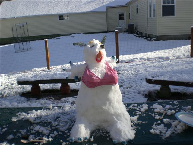 My snow woman #3