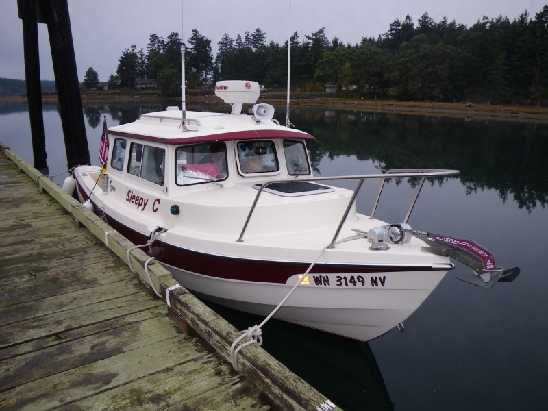 Mystery Bay flat light.  Soft flash fill. Just another boat at the dock -- No Way!!!