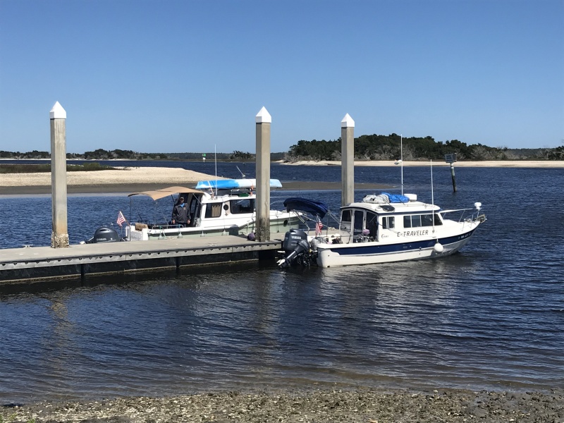 Mystery Girl and C Traveler on the Free Dock