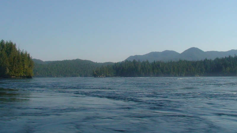 Nakwakto Rapids nearing slack