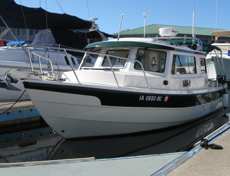 Nan-C in her slip in Alameda at Marina Village Yacht Harbor