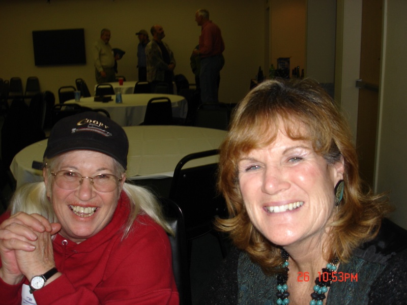 Nancy H 
  (now a Trawler Brat) &
Linda (C-Brat Travel agent)