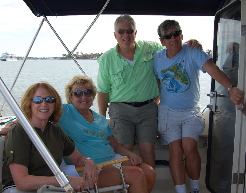 Naples Harbour with NYC friends