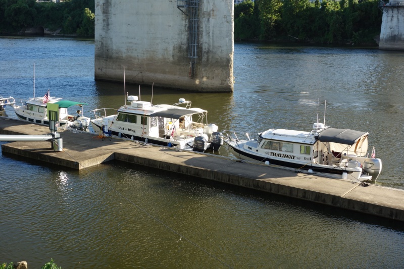 Nashville City Docks under the pedestrian overpass, get reservations early and prepare to deal with local Gubment inefficiency at least a week in advance!