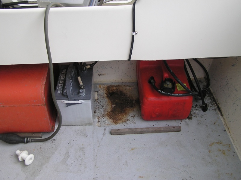 Nasty Deck w old steel tank