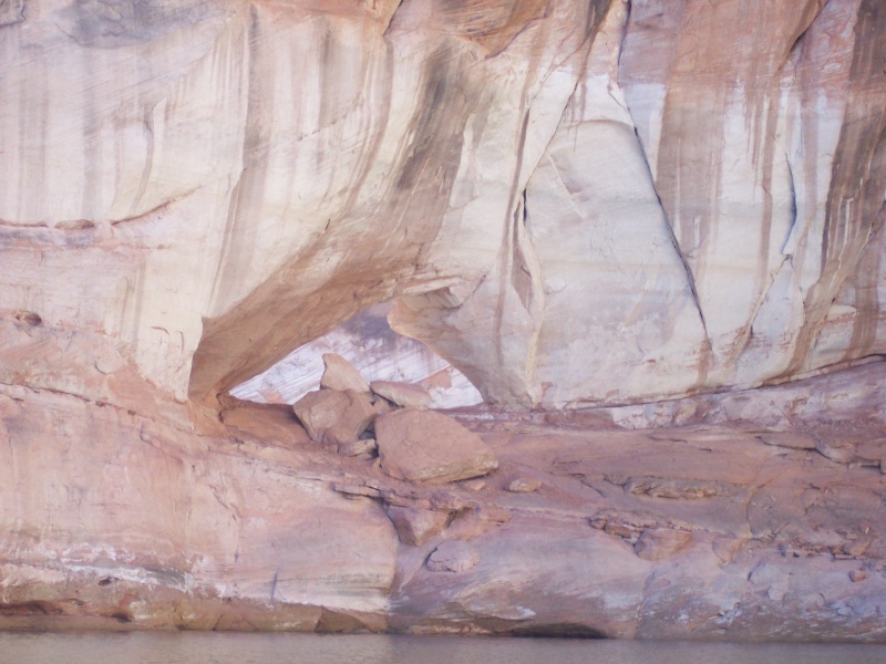 Natural opening through canyon wall in Twilight Canyon 9-25