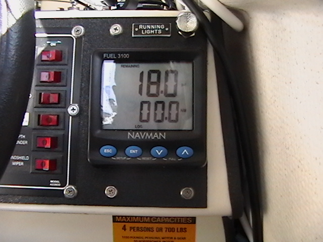 Navman Fuel Flow guage
