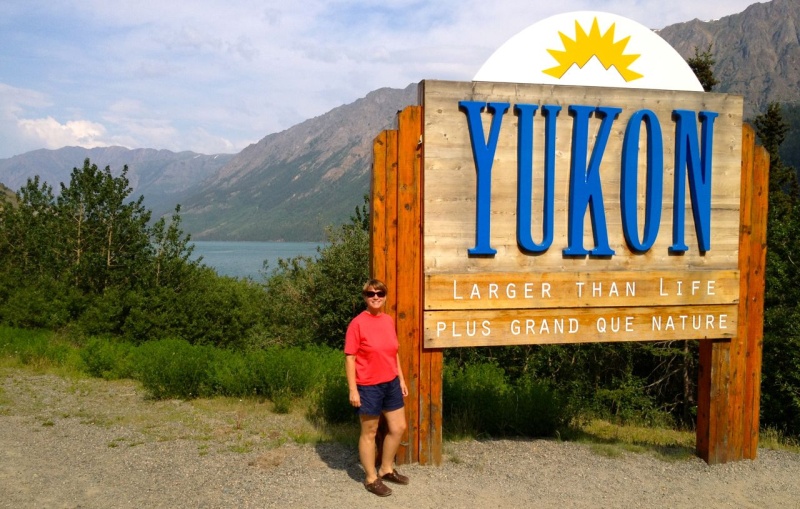 Never thought we\'d be in the Yukon Territory on this trip!  Nice surprise!