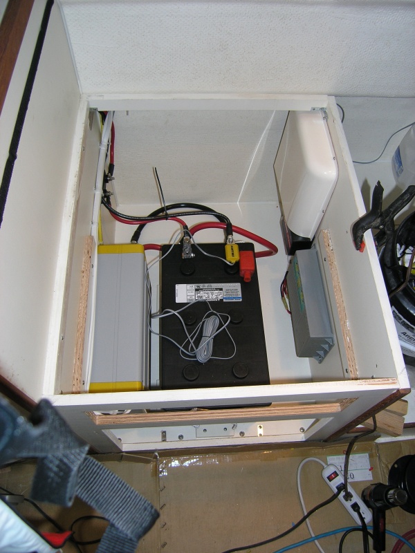 New 240 aH AGM battery &amp; inverter