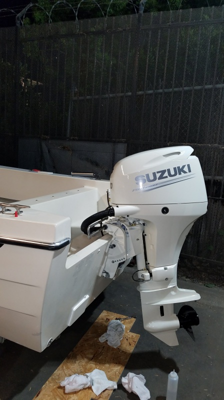 New 50 HP Suzuki And Stern Saver