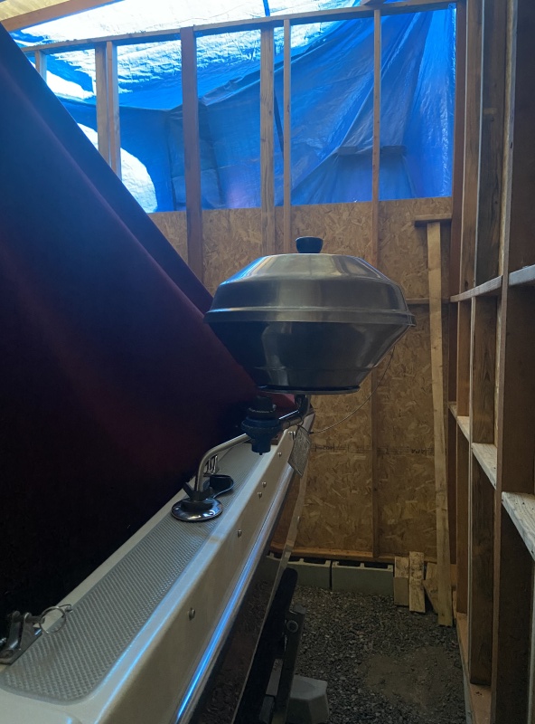 New bbq mount for Magma Kettle.