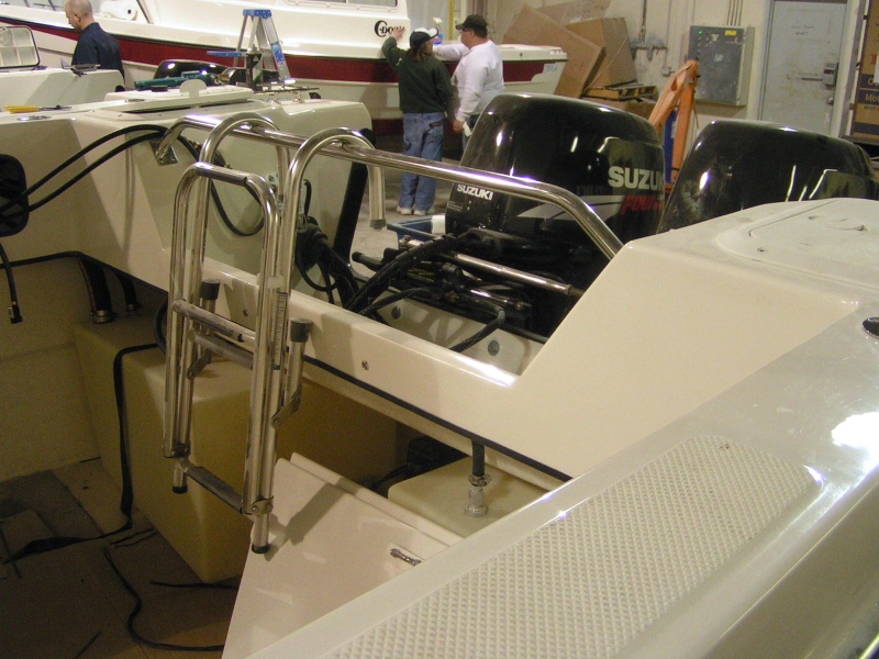 New boat getting rigged